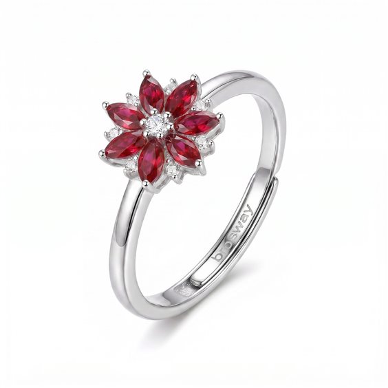 Ringe Brosway Dame FANCY - PASSION RUBY in Silber FPR151 - FPR151